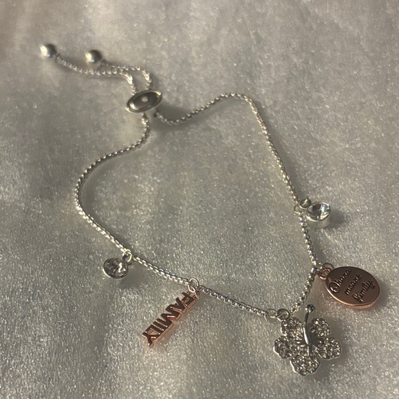 Disney LILO and Stitch Ohana Family Slider Charm Bracelet - Picture 1 of 7